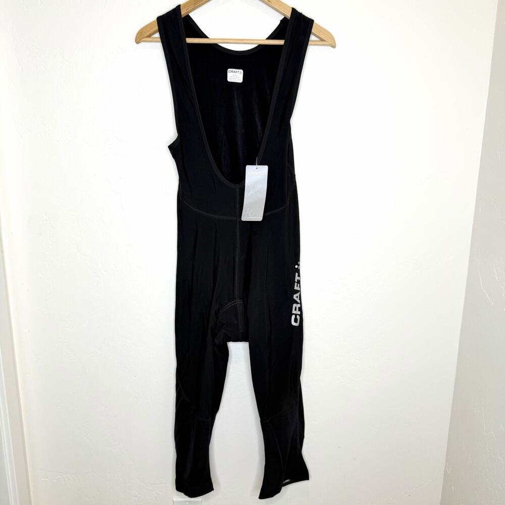 Craft Winter Bib Knickers Cycling Men’s XL Black Fleece Lined
